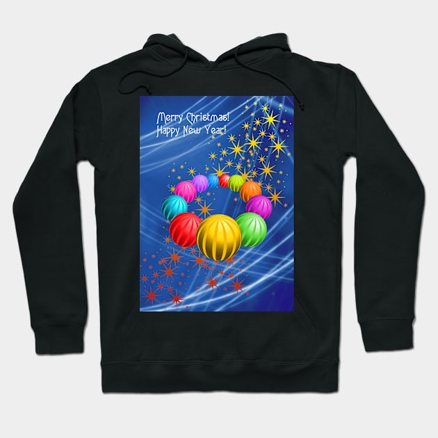 Christmas decorations Hoodie by CatCoconut-Art